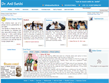 Tablet Screenshot of anilsethi.in